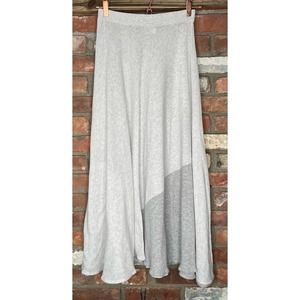 𝅺shi Cashmere Handmade in Scotland Grey A-Line Skirt Size Small